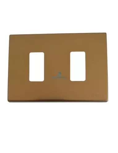 Bticino 503/12b magic plate 2p bronze